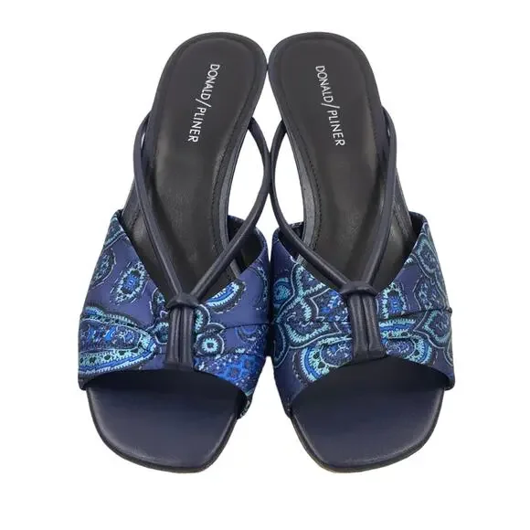 Donald J Pliner Andra Wedge Slide Sandals - Picture 3 of 12